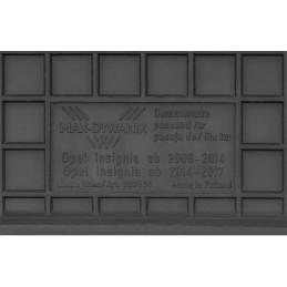 Opel Insignia A FL 2014-2017 Guminiai kilimėliai MAX-MAT 803534