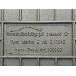 Opel Meriva B 2010-2017 Guminiai kilimėliai MOTOHOBBY 190908