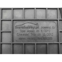 Opel Mokka 2012-2016 Guminiai kilimėliai MOTOHOBBY FRONT 181205/2