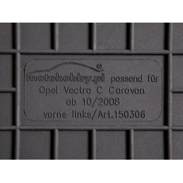 Opel Vectra C Kombi 2003-2008 Guminiai kilimėliai MOTOHOBBY 150306