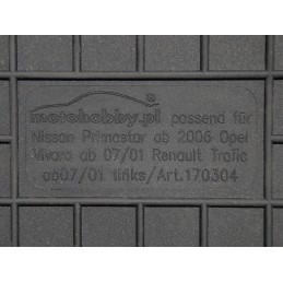 Opel Vivaro 2001-2014 Guminiai kilimėliai MOTOHOBBY 170304