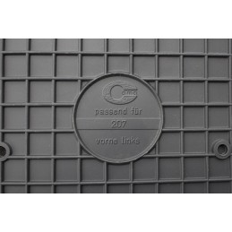 Peugeot 207 2006-2012 Guminiai kilimėliai DOMA 214844