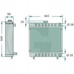 Steyr radiatorius 1188530015 1885315