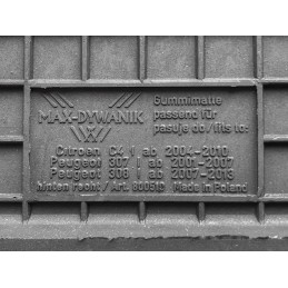 Peugeot 307 I 2001-2007 Guminiai kilimėliai MAX-MAT 800519