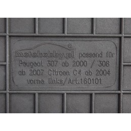Peugeot 308 I 2007-2013 Guminiai kilimėliai MOTOHOBBY 160101