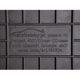 Peugeot 4007 2007-2012 Guminiai kilimėliai MOTOHOBBY 150704