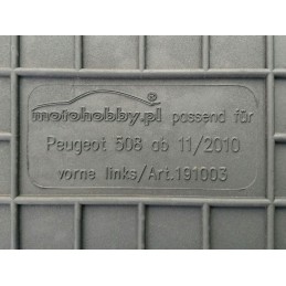 Peugeot 508 I 2010-2017 Guminiai kilimėliai MOTOHOBBY 191003