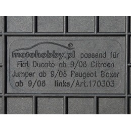 Peugeot Boxer 2006- Guminiai kilimėliai MOTOHOBBY 170303