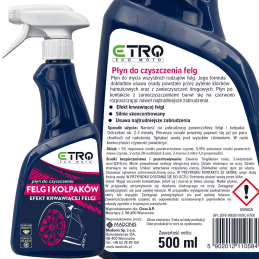 Ratlankių ir ratlankių dangtelių skystis 500 ml – ETRO T002