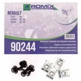 Renault Clio II 1998-2012 Variklio dangtelio laikikliai ROMIX 90244