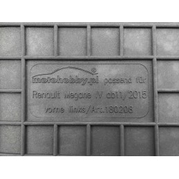 Renault Megane IV 2015- Guminiai kilimėliai MOTOHOBBY priekiniai 180208/2