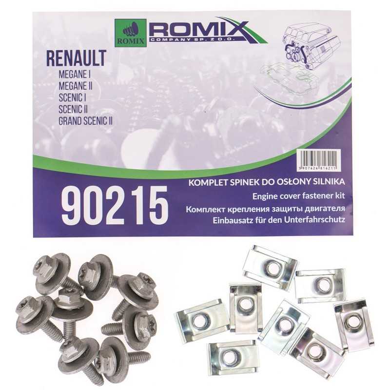 Renault Scenic I 1996-2003 Variklio dangtelio laikikliai ROMIX 90215