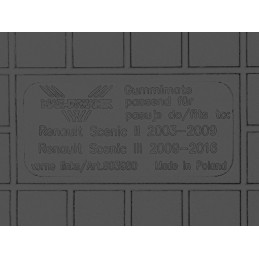Renault Scenic III 2009-2016 Guminiai kilimėliai MAX-MAT 803960