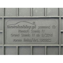 Renault Scenic IV 2015- Guminiai kilimėliai MOTOHOBBY 190902