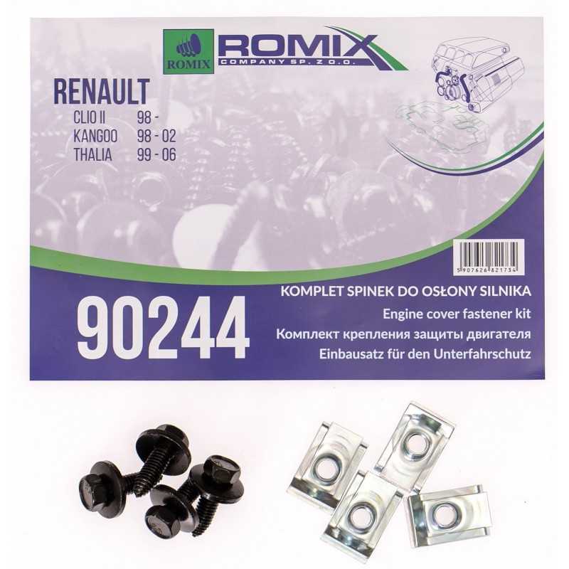 Renault Thalia 1999-2006 Variklio dangtelio laikikliai ROMIX 90244