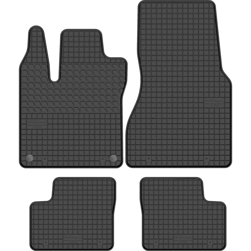 Renault Twingo III 2014- / Renault Twingo III Electric 2020- Guminiai kilimėliai MOTOHOBBY 210511