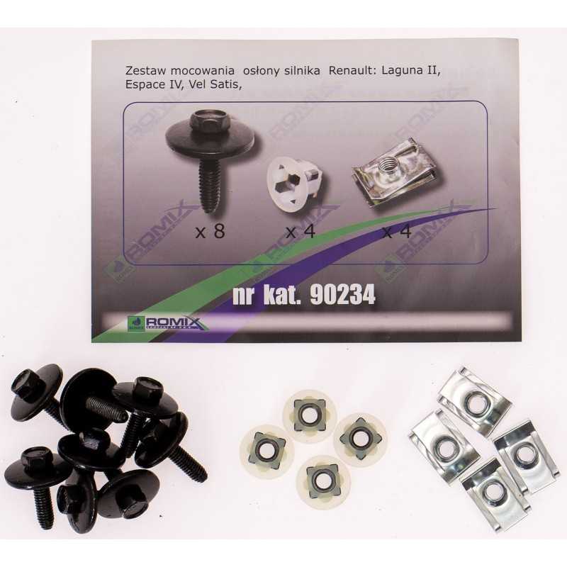 Renault Vel Satis 2001-2009 Variklio dangtelio laikikliai ROMIX 90234