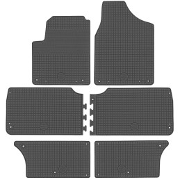 Seat Alhambra 7 vietų 1996-2010 Guminiai kilimėliai DOMA 215356