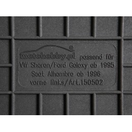 Seat Alhambra I (7 vietų) 1995-2010 m. Guminiai kilimėliai MOTOHOBBY 150506