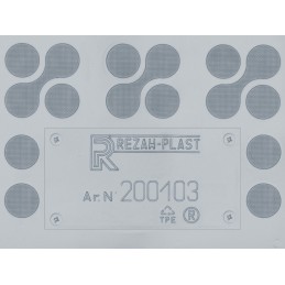 Seat Alhambra I 5 vietų 1996-2010 m. Guminiai kilimėliai REZAW GREY 200103A/S