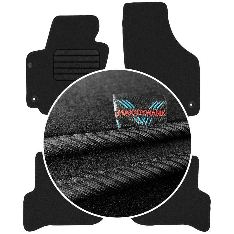 Seat Leon II 2005-2008 Veliūriniai kilimėliai MAX-MAT