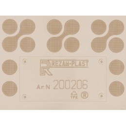 Seat Leon II 2005-2013 m. Guminiai kilimėliai REZAW BEIGE 200206/B