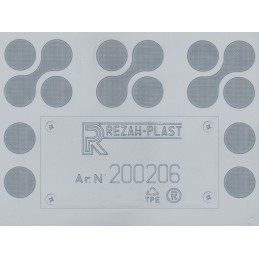 Seat Leon II 2005-2013 m. Guminiai kilimėliai REZAW GREY 200206/S