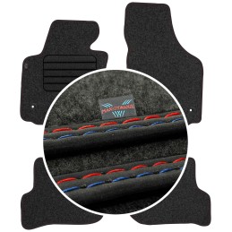 Seat Leon II 2008-2012 Veliūriniai kilimėliai MAX-DYWANIK