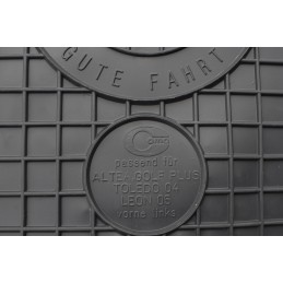 Seat Toledo 2004-2009 Guminiai kilimėliai DOMA 212805