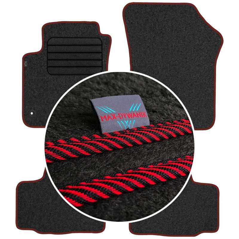 Skoda Citigo 2011-2019 Veliūriniai kilimėliai MAX-DYWANIK