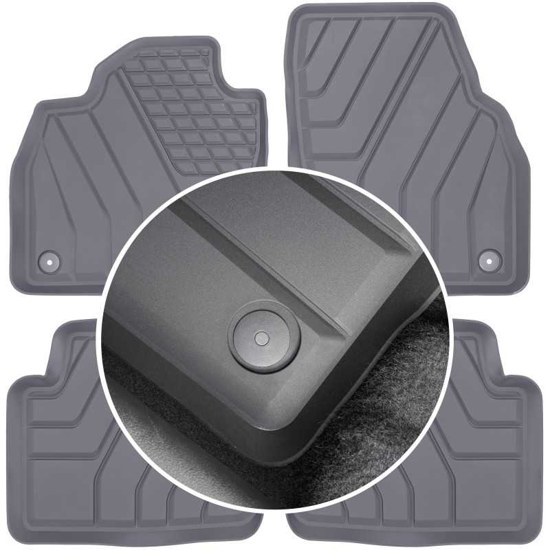 Škoda Kamiq Crossover 2019 Guminiai kilimėliai AmalPlast AP1107 – Be siūlių