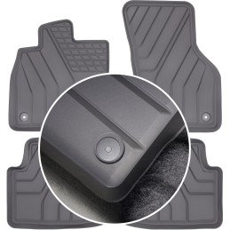 Skoda Octavia III 2013-2019 Guminiai kilimėliai AmalPlast AP1102 – Be siūlių