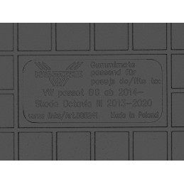 Škoda Octavia III 2013-2020 Guminiai kilimėliai MAX-DYWANIK 805241