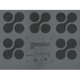 Skoda ROOMSTER Kombi VAN 2006-2015 bagažinės kilimėlis REZAW 231513