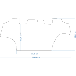 Steyr Profi CVT / Classic (4115 / 4125 / 4135 / 4145 / 6150) 2020- Traktoriaus kilimėliai 48239
