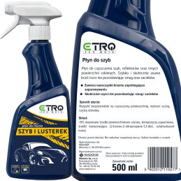 Stiklo ir veidrodžių valiklis 500 ml – ETRO T001