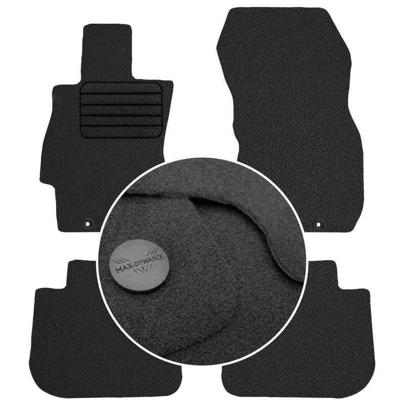 Subaru Legacy V 2009-2014 Veliūriniai kilimėliai MAX-DYWANIK