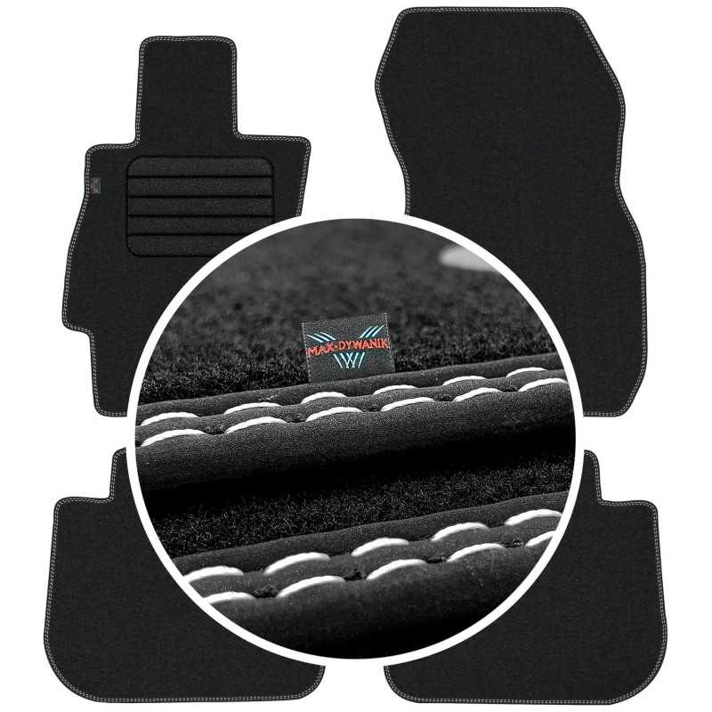 Subaru Outback IV 2009-2014 Veliūriniai kilimėliai MAX-DYWANIK