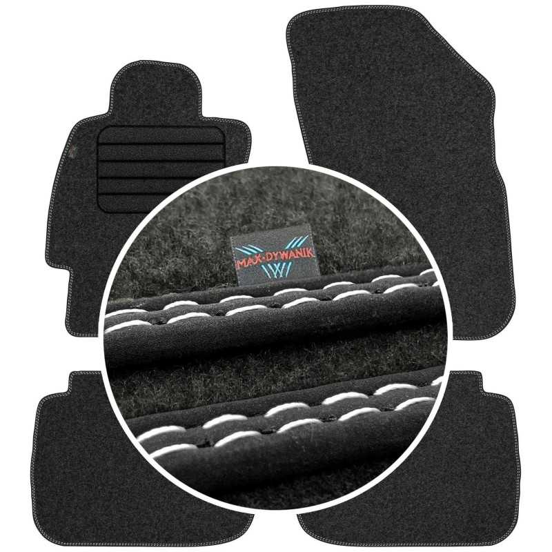 Subaru Outback V 2014-2019 Veliūriniai grindų kilimėliai MAX-DYWANIK