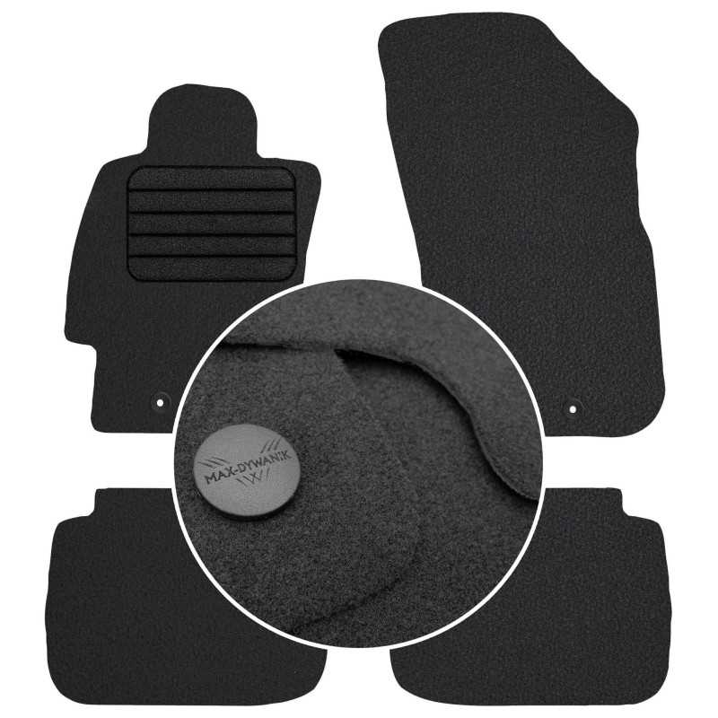 Subaru Outback V 2014-2019 Veliūriniai grindų kilimėliai MAX-DYWANIK