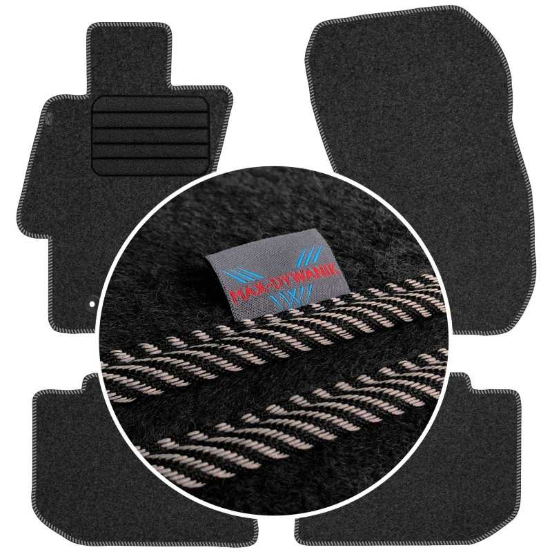 Subaru XV 2011-2017 Veliūriniai kilimėliai MAX-DYWANIK