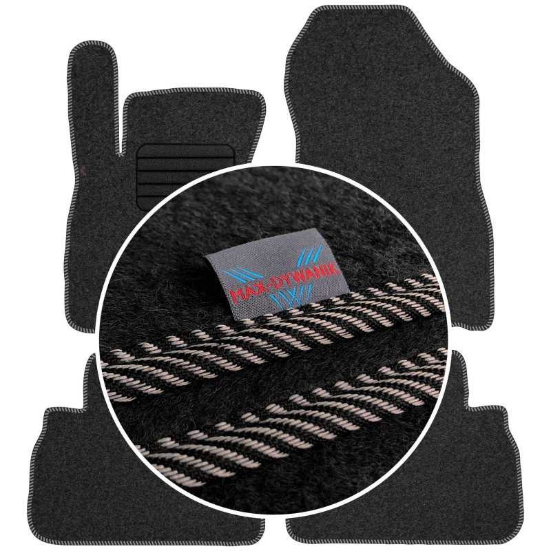 Subaru XV e-Boxer 2020- Veliūriniai kilimėliai MAX-DYWANIK