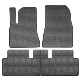 Tesla MODEL 3 (2017-) Be kamščių Guminiai kilimėliai DOMA 223004