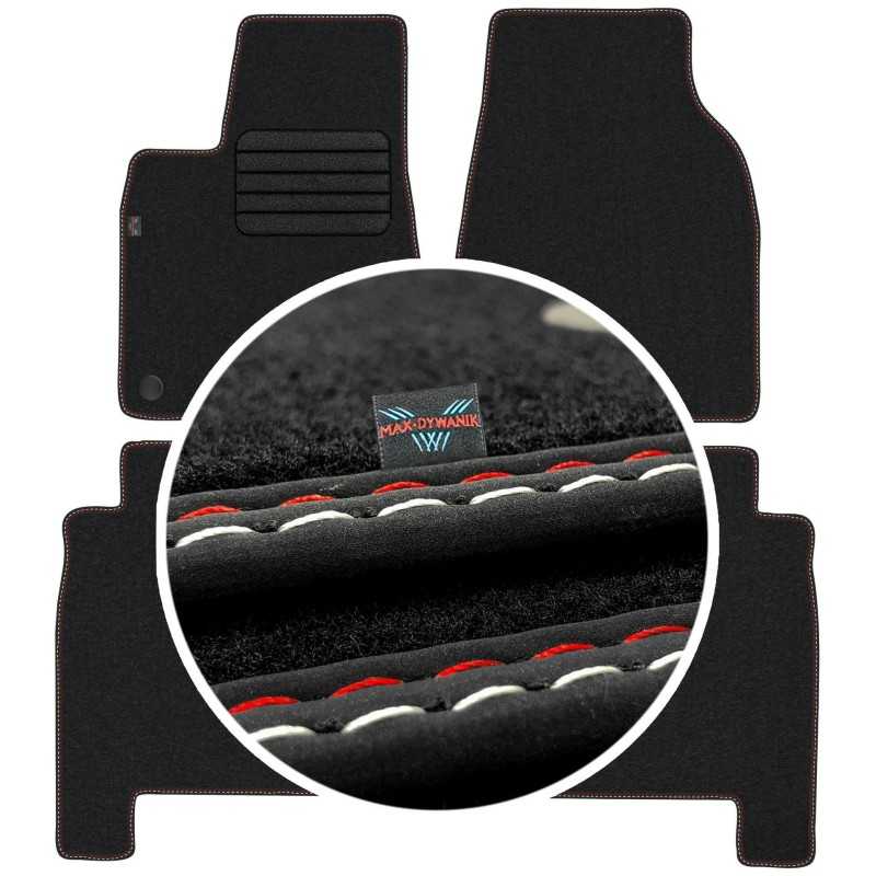 Tesla X 2016- MAX-DYWANIK veliūriniai kilimėliai