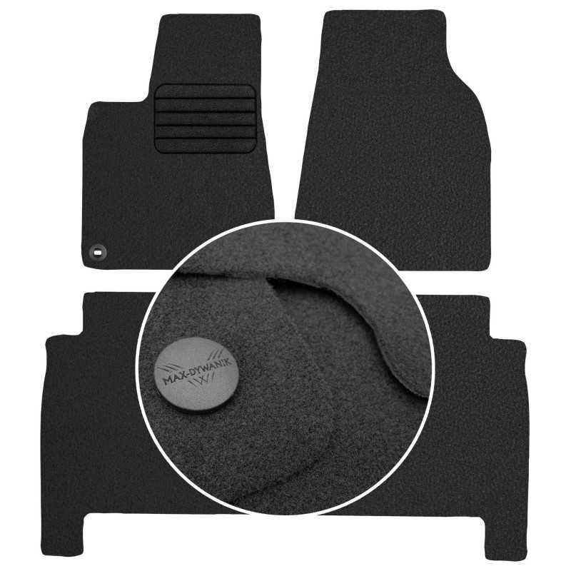 Tesla X 2016- MAX-DYWANIK veliūriniai kilimėliai