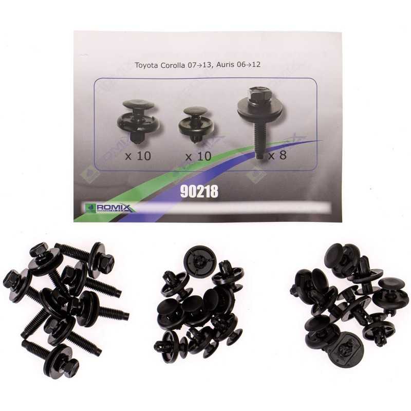 Toyota Auris I 2006-2012 Variklio dangtelio laikikliai ROMIX 90218