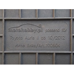 Toyota Auris I 2007-2012 m. Guminiai kilimėliai MOTOHOBBY FRONT 170904/2