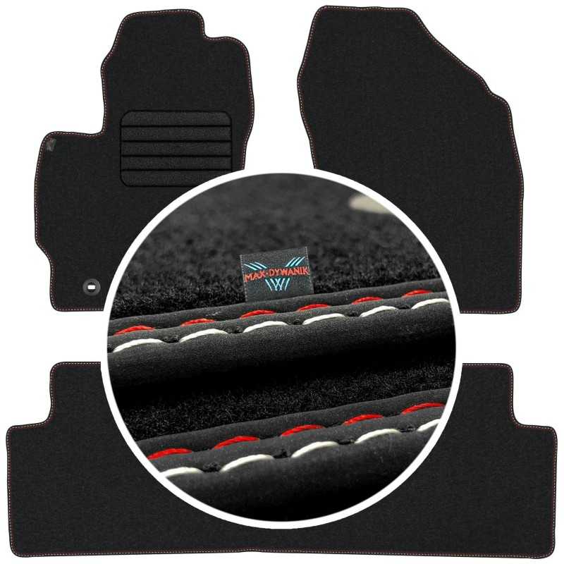 Toyota Auris I 2007-2012 Veliūriniai kilimėliai MAX-DYWANIK