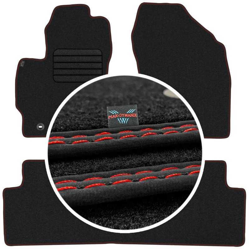 Toyota Auris I 2007-2012 Veliūriniai kilimėliai MAX-DYWANIK
