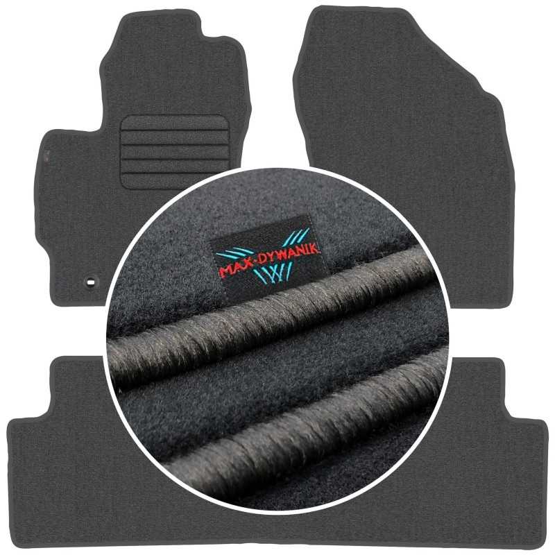 Toyota Auris I 2007-2012 Veliūriniai kilimėliai MAX-DYWANIK